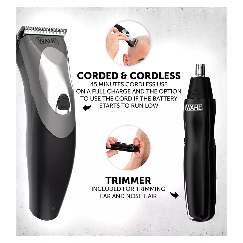 Wahl Clipper & Trimmer Kit Clip 'N Rinse - Image 2