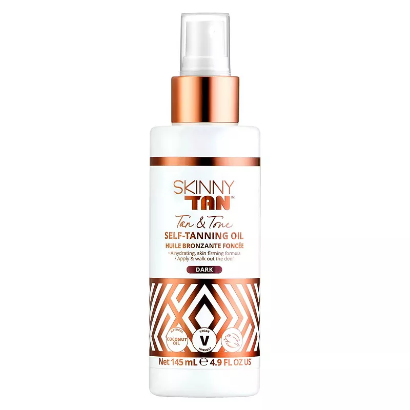 Skinny Tan Tan And Tone Oil Dark 145ml