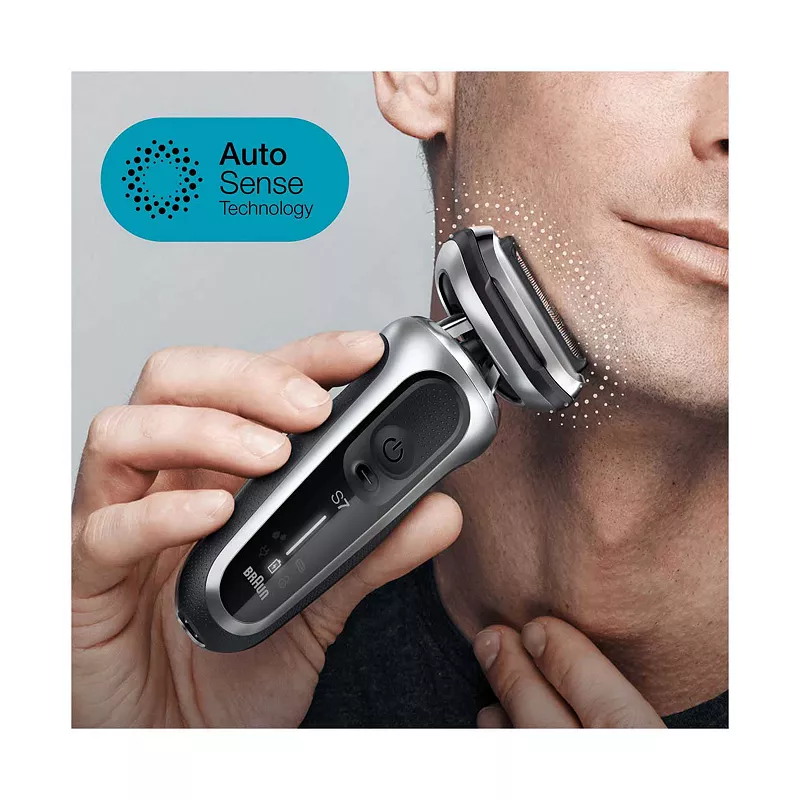 Braun Series 7 Electric Shaver With Charging Stand And Precision Trimmer - Silver 70-S4200cs - Image 2
