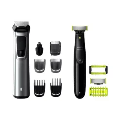 Philips Series 9000 12-in-1 Multigroom Face, Hair And Body With OneBlade MG9710/93