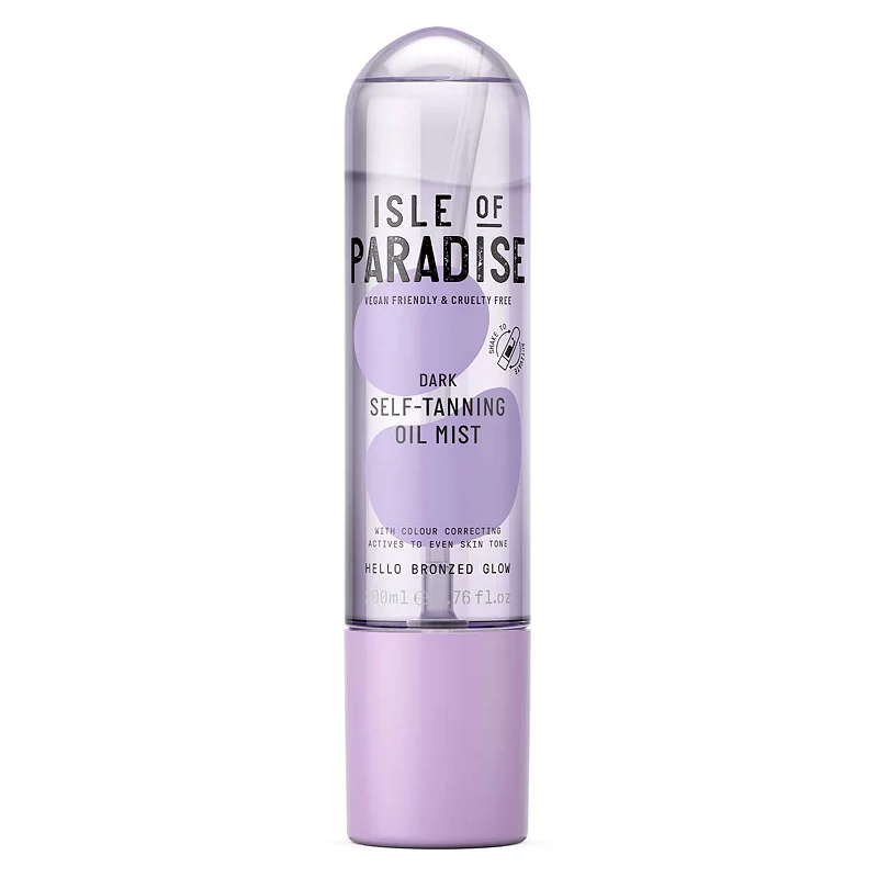 Isle Of Paradise, Self-Tanning Oil Mist, Dark, 200ml