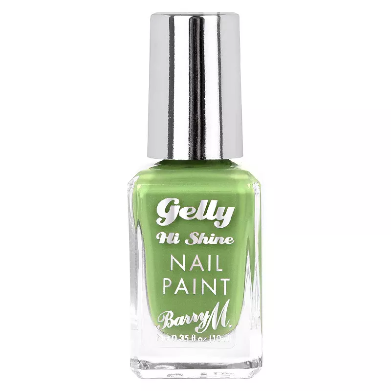 Barry M Gelly Hi Shine Nail Paint Pear 10ml