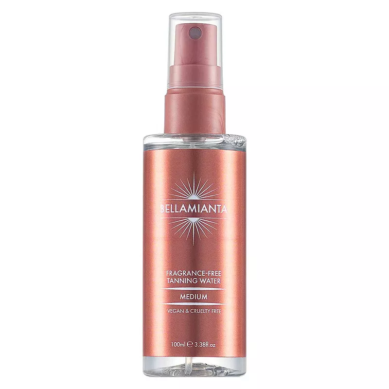 Bellamianta Fragrance Free Tanning Water- Medium 100ml