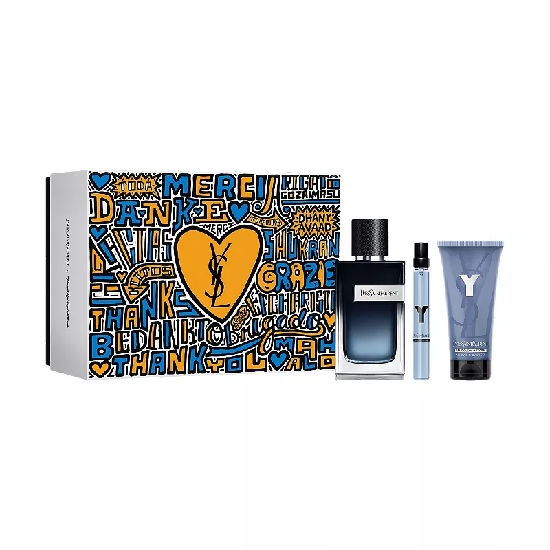 Yves Saint Laurent YSL Y Eau De Parfum 100ml Trio Gift Set